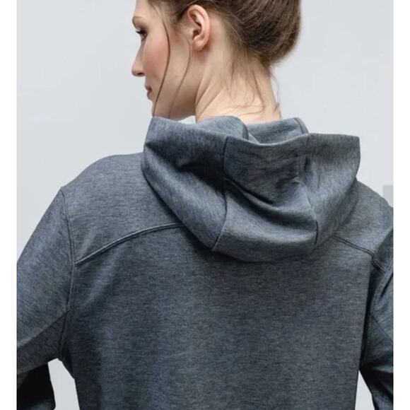 Ministry of Supply Fusion Terry For All Hoodie Classic Grey Heather Unisex S NWT - Picture 3 of 12